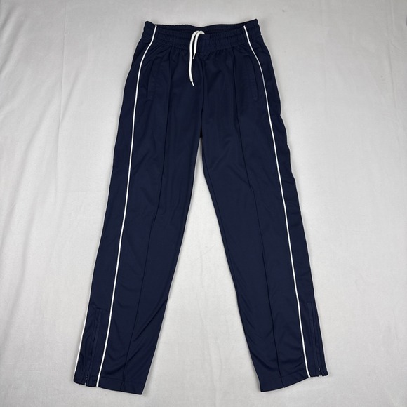 ANINE BING Nico Track Pants Striped Grosgrain Trim Size Small Scandi Style Gorp - Picture 1 of 14